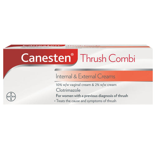 Canesten Cream Combi - 5g Internal + 10g External Cream