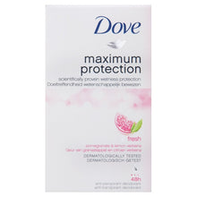 Load image into Gallery viewer, Dove For Women Antiperspirant Cream Stick Max Pro Pomegrante