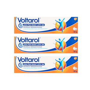 Voltarol Joint Pain Relief Gel 12 Hour 2.32% 30g Triple Pack