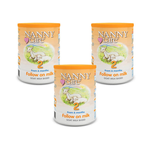 Nannycare 2 Goat Milk Based Follow On Milk From 6 Months - Triple Pack