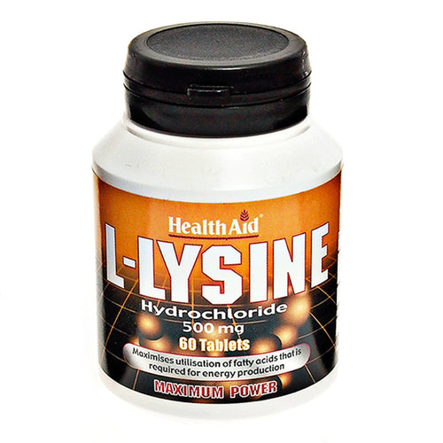 HealthAid L-Lysine Hydrochloride 500mg