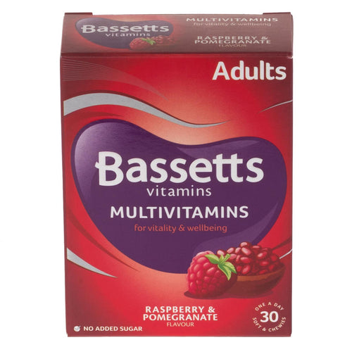 Bassetts Raspberry & Pomegranate Vitamins 30 Pack