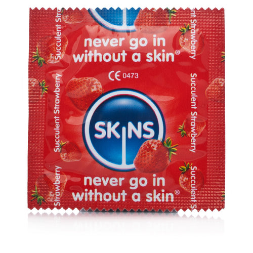 Skins Succulent Strawberry Flavour Condoms