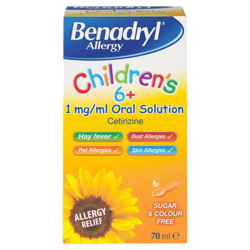 Benadryl Child Allergy Solution 6+
