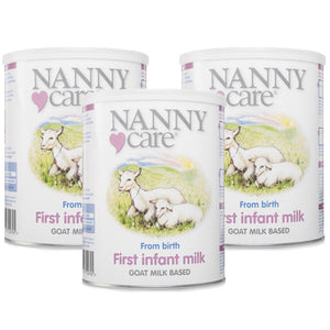 Nannycare 1 Goat Milk Based First Infant Milk From Birth - Triple Pack