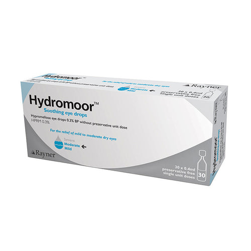 Hydromoor 0.3% Hypromellose Eye Drops Pack of 30