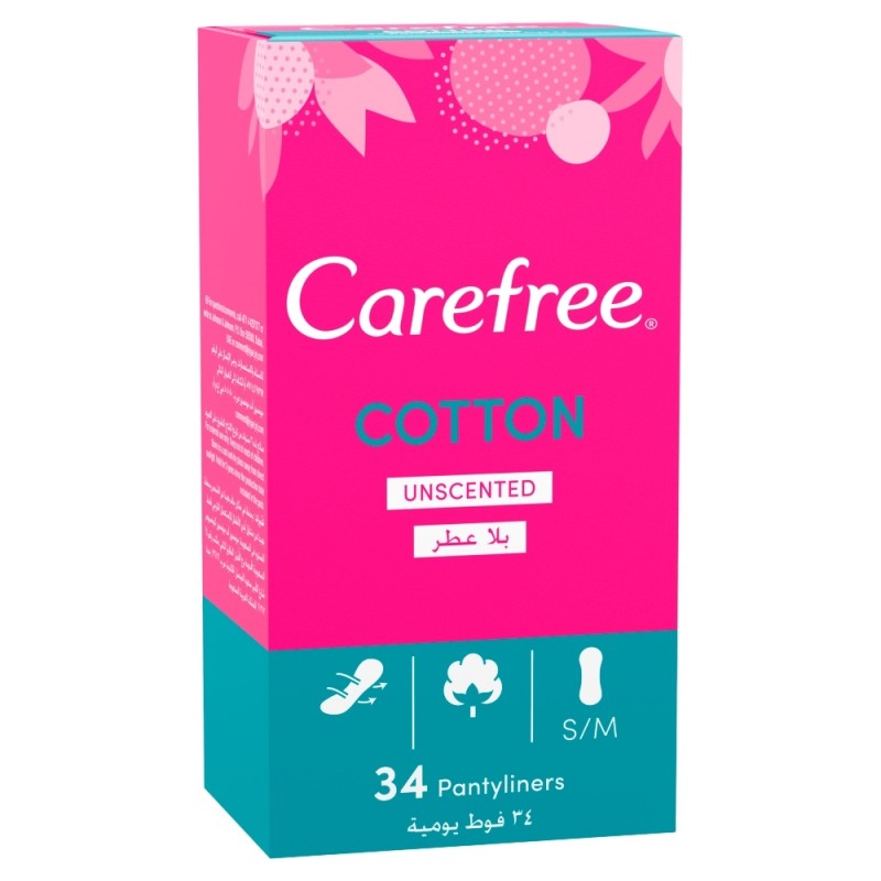 Carefree Cotton Unscented Pantyliners