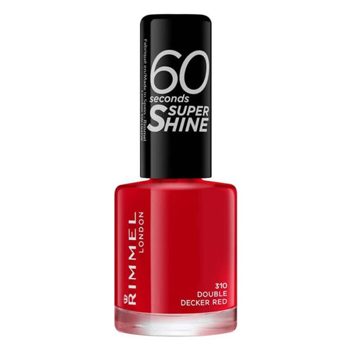 Rimmel 60 Seconds Super-Shine Nail Polish Double Decker Red 310