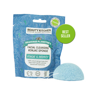 Beauty Kitchen Seahorse Plankton+ Facial Cleansing Konjac Sponge