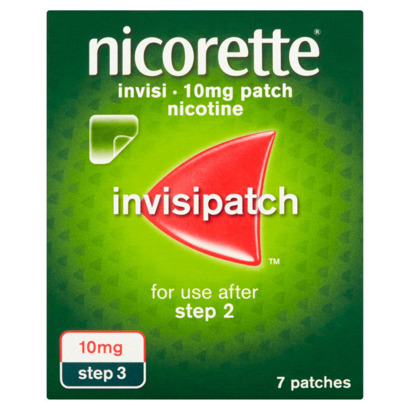 Nicorette Invisi 10mg Patch Step 3