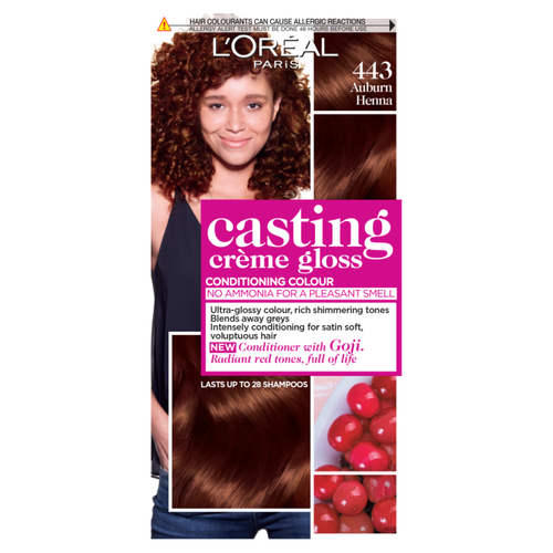 L'Oreal Paris Casting Creme Gloss 443 Auburn Henna Hair Dye