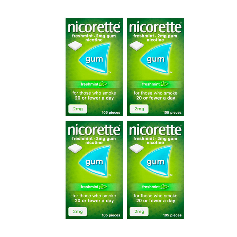 Nicorette Freshmint Gum 2mg 420 Pieces