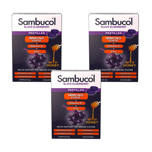 Sambucol Immuno Forte Pastilles Triple Pack
