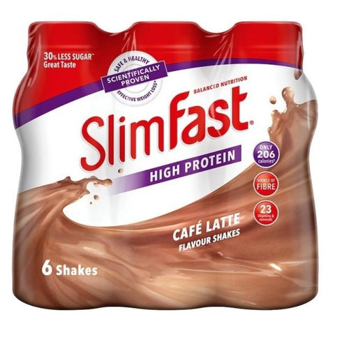 Slimfast Milkshake Multipack Bottle - Latte