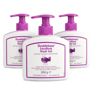 Doublebase Emollient Wash Gel Triple Pack
