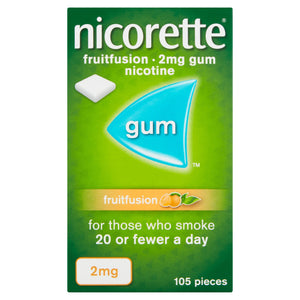 Nicorette Fruitfusion Gum 2mg 1050 Pieces