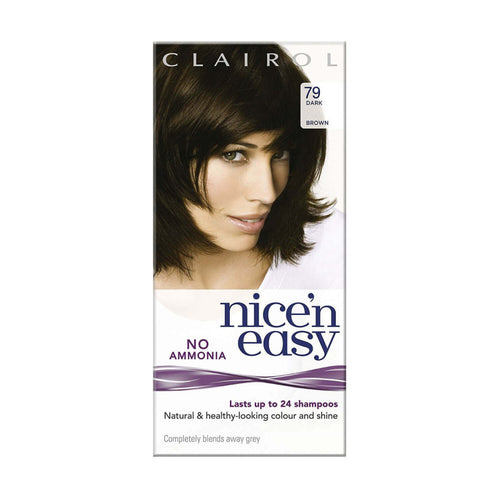 Clairol Nice 'n Easy No Ammonia Hair Dye Dark Brown 79