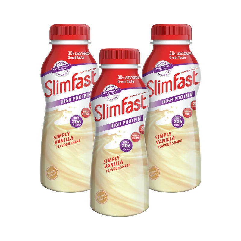 Slimfast Milkshake Bottle Vanilla - Triple Pack