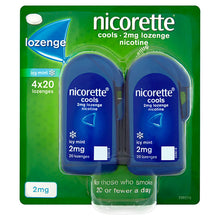 Load image into Gallery viewer, Nicorette Cools Lozenges Mint 2mg 80s