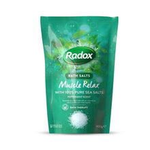 Load image into Gallery viewer, Radox Bath Salts Muscle Relax Peppermint Scent