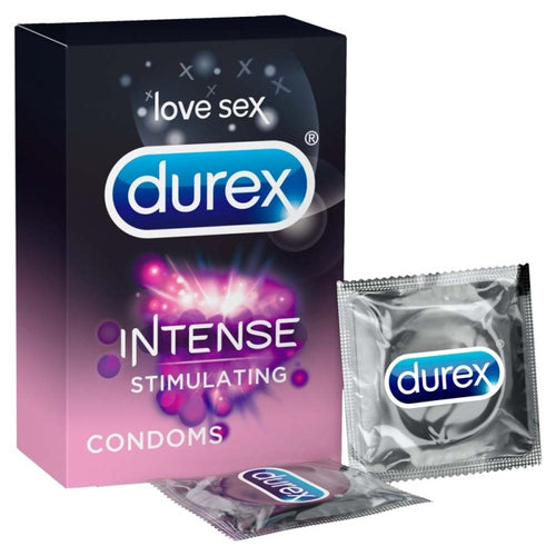 Durex Intense Ribbed and Dotted Condoms