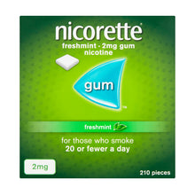 Load image into Gallery viewer, Nicorette Freshmint Gum 2mg 210 Pieces