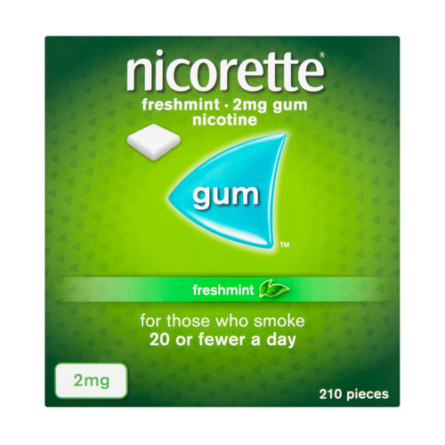 Nicorette Freshmint Gum 2mg 210 Pieces