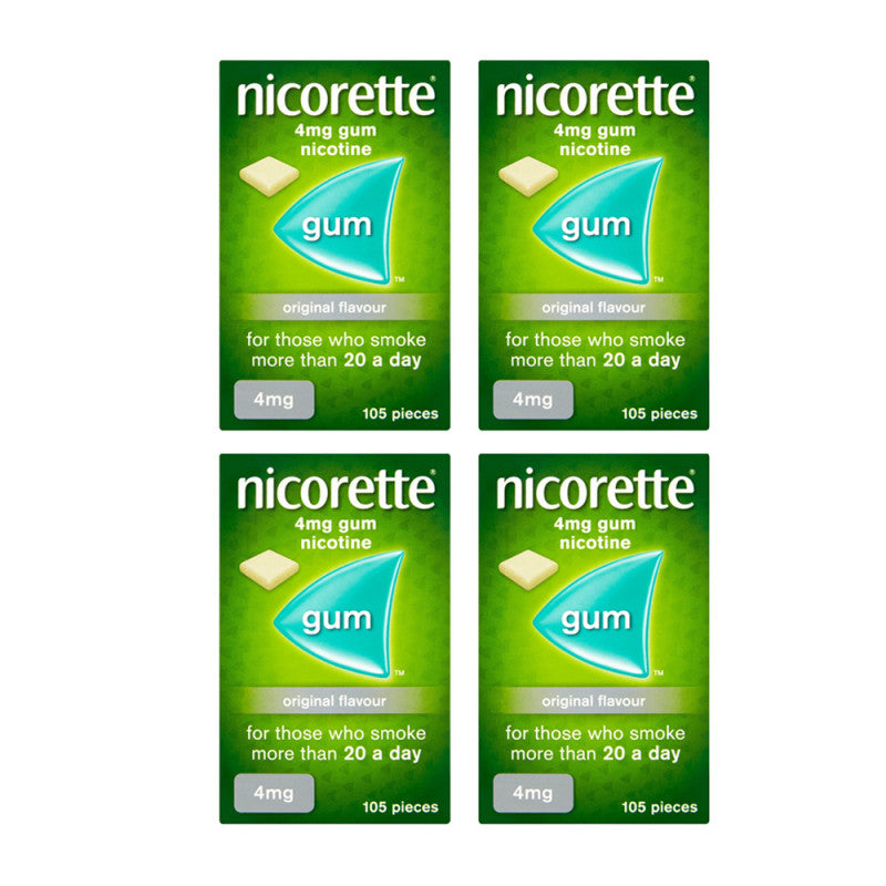 Nicorette Original Gum 4mg 420 Pieces