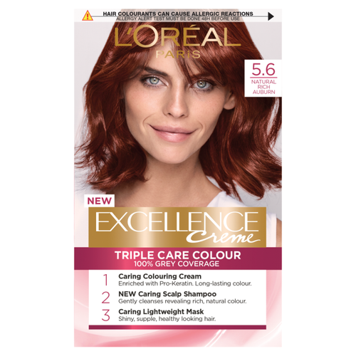 L'Oreal Paris Excellence Creme 5.6 Natural Rich Auburn Hair Dye