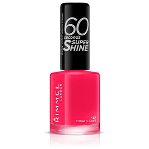 Rimmel 60 Seconds Super-Shine Nail Polish Coralicious 430