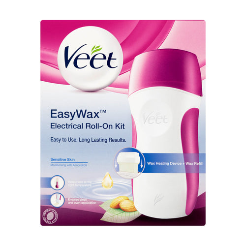 Veet Easy Wax Roll On Kit Sensitive Skin