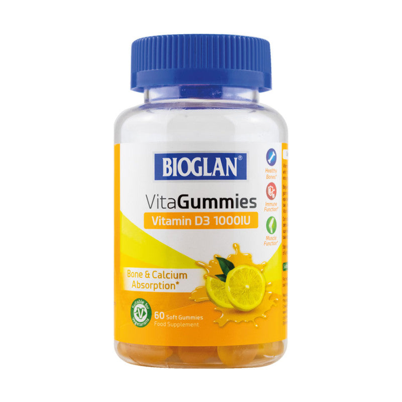 Bioglan Vitamin D3 1000iu 60 Vitagummies