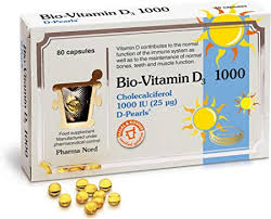 Pharma Nord Bio-Vitamin D3 Capsules 1000IU 25mcg Pack of 80