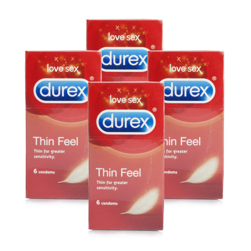 Durex Thin Feel Condoms Four Pack