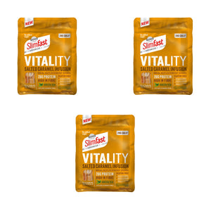 SlimFast Advanced Vitality Salted Caramel Infusion Triple Pack