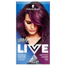 Load image into Gallery viewer, Schwarzkopf Live Urban Metallics U69 Amethyst Chrome Hair Dye