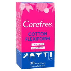 Carefree Cotton Flexiform Unscented Pantyliners