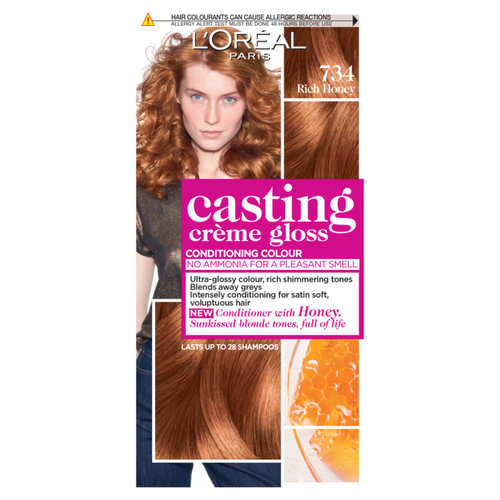 L'Oreal Paris Casting Creme Gloss 734 Rich Honey Hair Dye