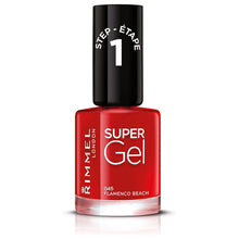 Load image into Gallery viewer, Rimmel Super Gel Nail Polish Beach Ready Collection Flamenco Beach 045