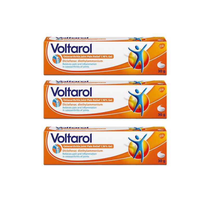 Voltarol Osteoarthritis Joint Pain Relief 1.16% Gel Triple Pack