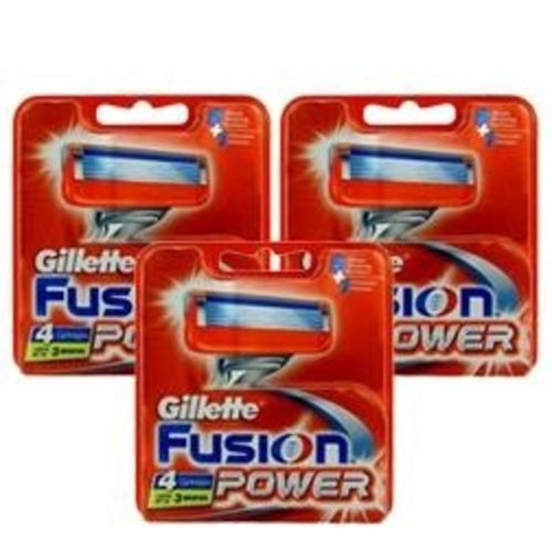 Gillette Fusion Power Blades - 12 Catridges