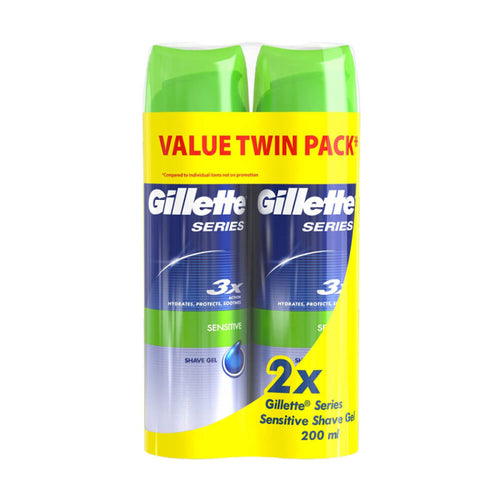 Gillette Series Gel with Aloe Twin Pack