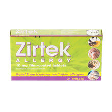 Load image into Gallery viewer, Zirtek Allergy Relief Tablets