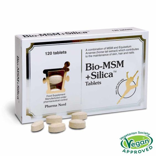 Pharma Nord Bio-MSM + Silica Hair, Skin and Nails - 120 Tablets