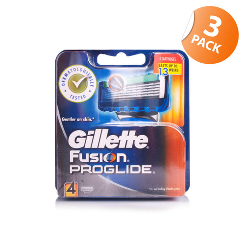Gillette Fusion Proglide Razor Blades - 12 Cartridges