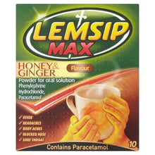Load image into Gallery viewer, Lemsip Max Honey &amp; Ginger Sachets