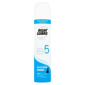 Right Guard Total Defence 5 Woman Invisible Deodorant