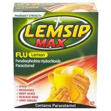 Load image into Gallery viewer, Lemsip Max Flu Lemon Sachets