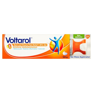 Voltarol Back and Muscle Pain Relief 1.16% Gel With No Mess Applicator