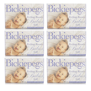 Bickiepegs Teething Biscuits Babies - 6 Pack